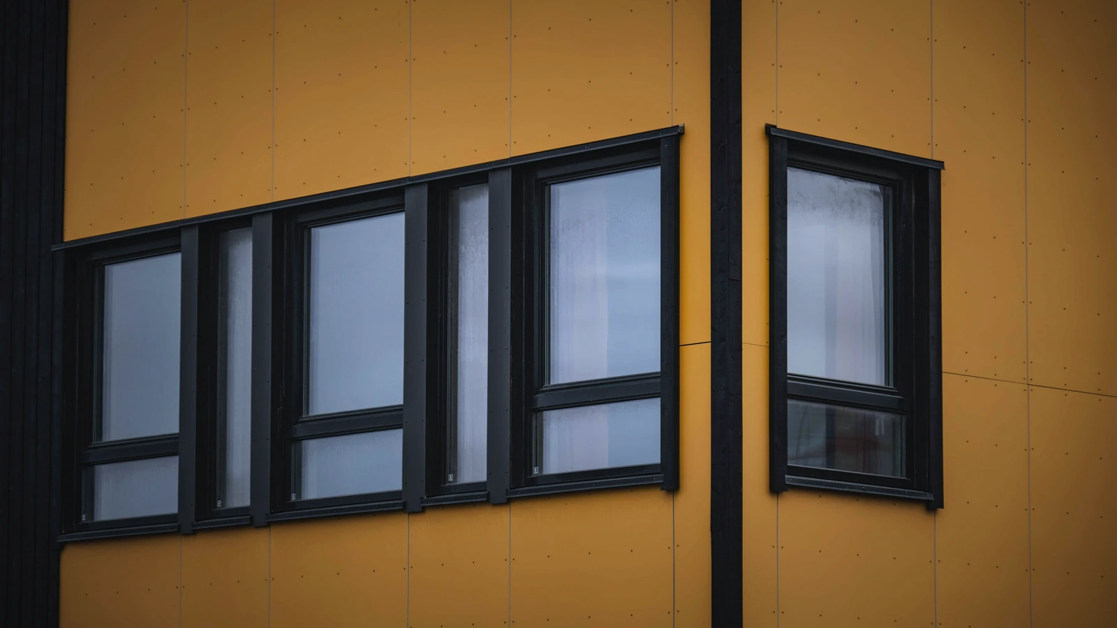 Farbe als Fassadendetail